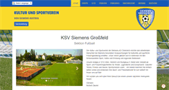 Desktop Screenshot of ksv-siemens-fussball.com